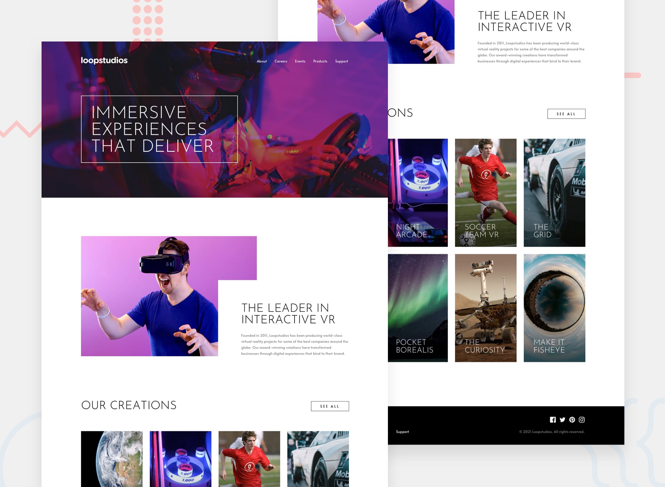 Landing page